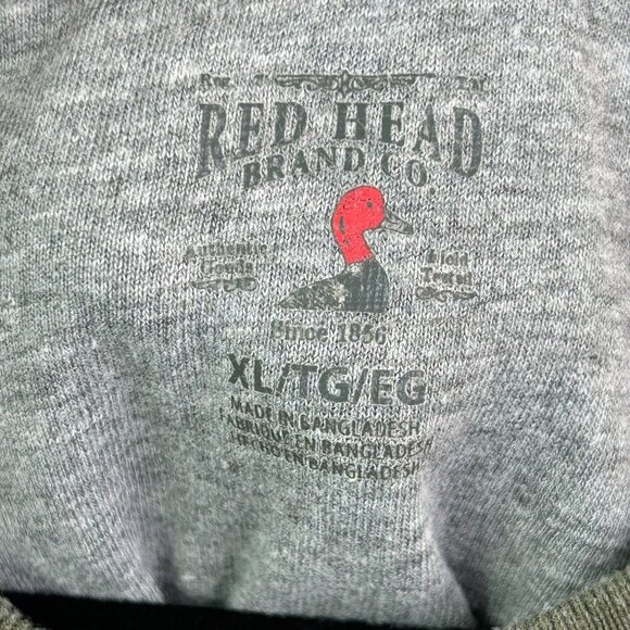 Red Head Brand Co. green waffle long sleeve‎ pull over size XL - Picture 3 of 5